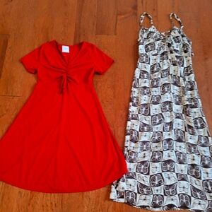 lot of 2 summer girls cute dresses size S Juniors